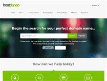 Tablet Screenshot of my.hostdango.com